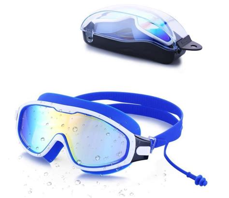 Chlideren And Adult Silicone Anti Fog Uv Protection Swimming Goggles