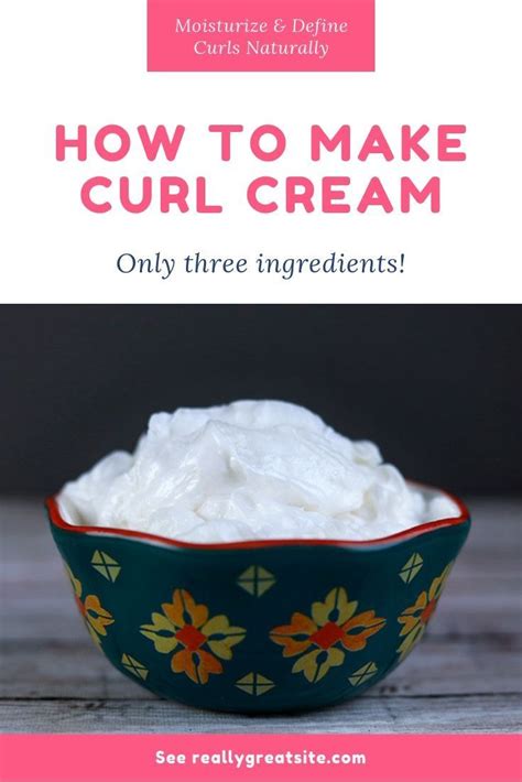 Diy Curl Defining Cream Recipe Moisturize And Define Curls Naturally