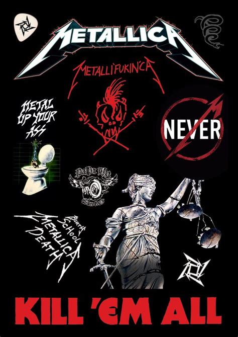 Metallica Sticker Metallica Art Metallica Heavy Metal Music