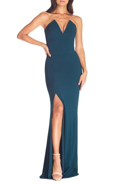 Dress The Population Fernanda Strapless Evening Gown Nordstrom