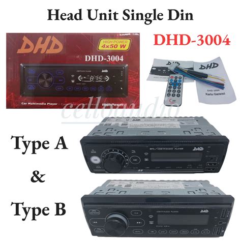 Jual Head Unit Single Din Dhd Mp Tape Mobil Usb Bluetooth Audio