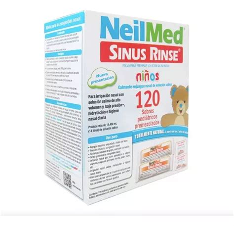 Neilmed Sinus Rinse Niños Paquete Infantil Kit 120 Sobres Envío gratis