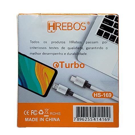 Cabo Turbo Type C Micro Usb V Metro Hrebos Hs Hrebos