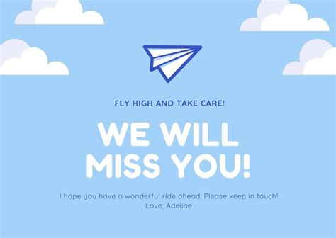 Printable Farewell Cards You Can Customize for Free | Canva