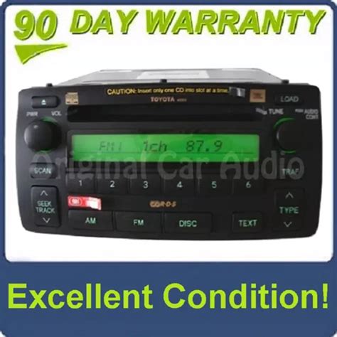 Toyota Corolla Jbl Rds Radio Stereo Disc Changer Cd