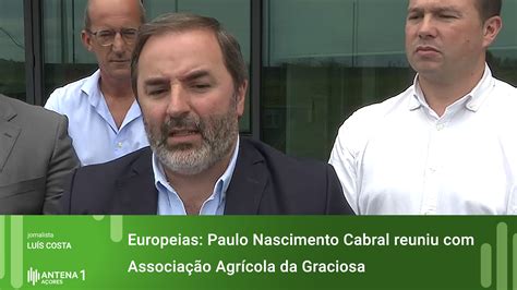 Europeias Candidato Da Ad Reuniu Associa O Agr Cola Da Graciosa