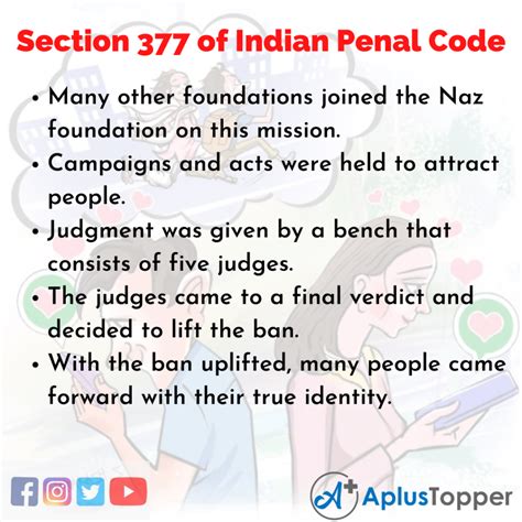 Essay On Section 377 Of Indian Penal Code Section 377 Of Indian Penal