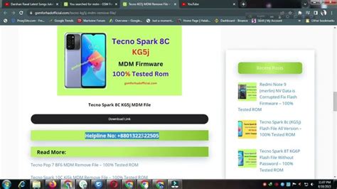 Tecno KG5j MDM Remove File MDM TESTED Google Trends Firmware Flash