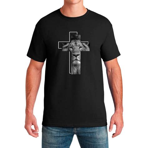 Camiseta Camisa Blusa Masculina Algod O Cruz Crist Gospel Rei Le O