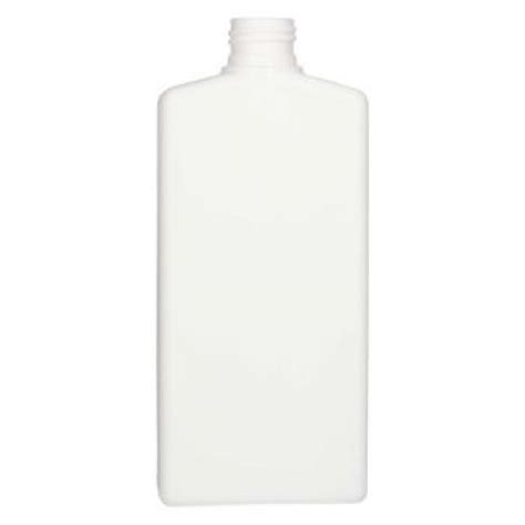 Chimie Flessen 250 Ml Mailbox Rectangle Witte HDPE Fles