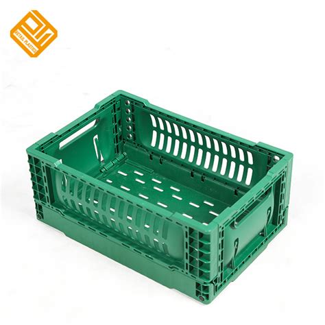 Sturdy Plastic Folding Moving Box Plastic Fruit Vegetable Packing