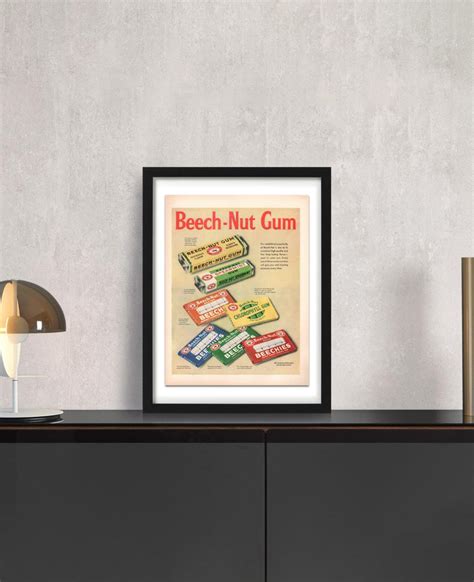 Beech Nut Gum 1960s Magazine Ad The Curious Desk