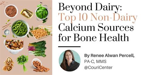 Beyond Dairy Top 10 Non Dairy Calcium Sources For Bone Health By RENEE