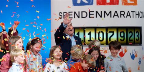 Rtl Spendenmarathon Bringt Ber Millionen Euro