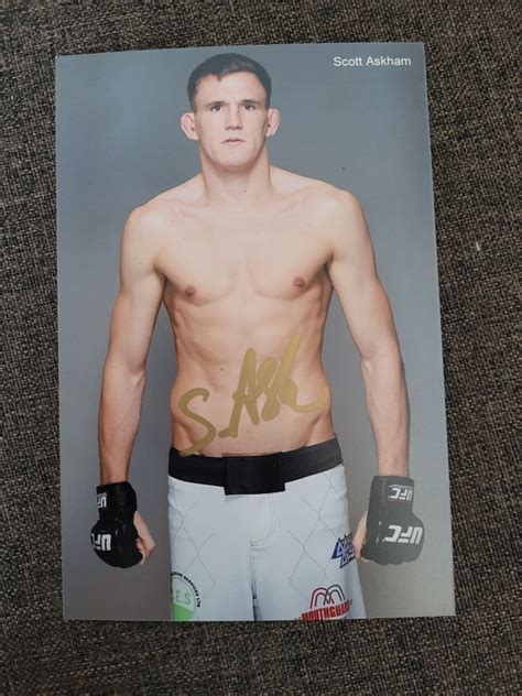 Scott Askham Oryginalny Autograf Mma Ksw Ufc Warszawa Kup Teraz Na