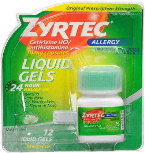 Zyrtec Liquid Gels