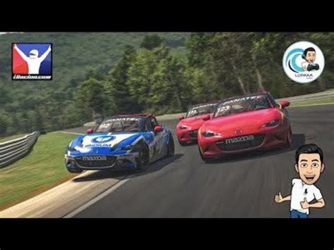 IRacing Lime Rock Park Mazda MX 5 Cup Simulador De Carros De Corrida Mr