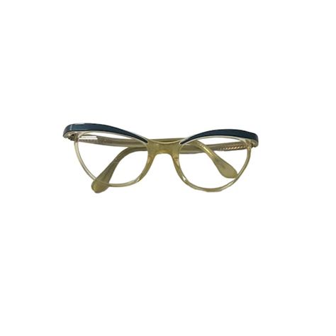 Vintage 1950s Cat Eye Glasses, Retro Eyeglass Frames - Gem