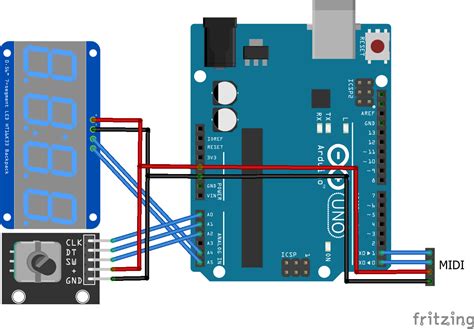 Arduino Midi Rotary Encoder Step Sequencer Simple Diy Electronic