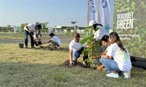 Gerakan Injourney Green Itdc Tanam Pohon Di Kek Mandalika