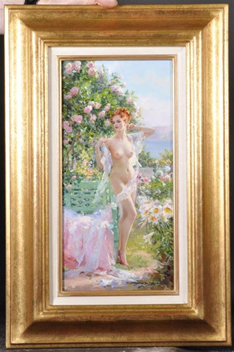 Sold Price Konstantin Razumov 1974 Russian Nude In The Flower