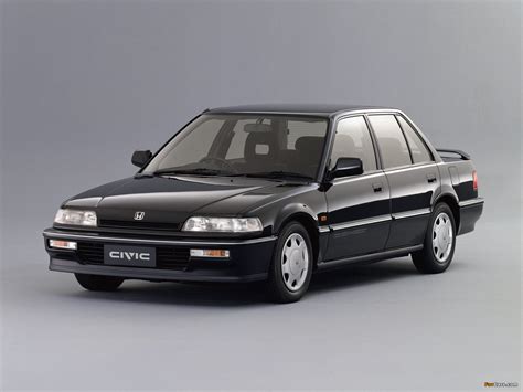 Honda Civic Si Sedan (EF) 1989–91 pictures (1600x1200)