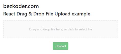 React Drag And Drop File Upload Example With React Dropzone Axios