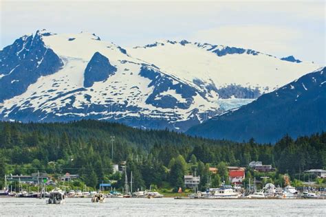 Alaska Auke Bay Harbor Outside Juneau Editorial Photography Image