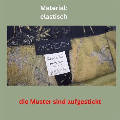 Marc Cain Damen Hose Schwarz Mit Muster Kaufen Auf Ricardo