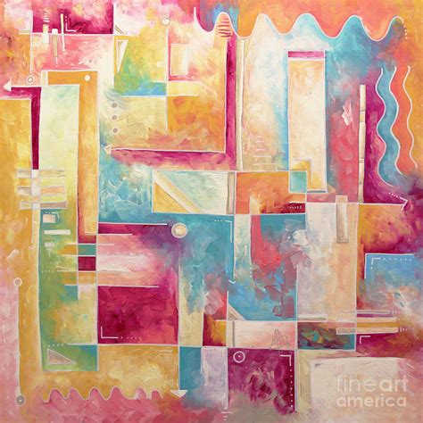 Abstract PoP Art Style Unique Pastel Painting Contemporary Art by Megan ...