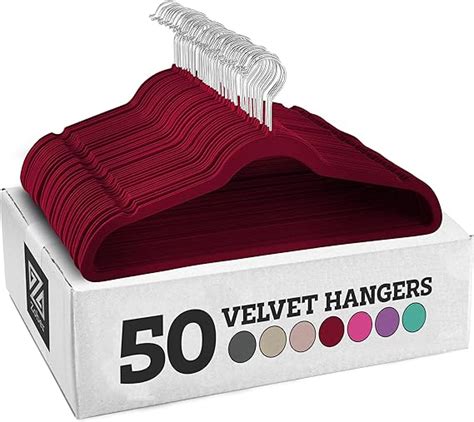 Premium Velvet Hangers Pack Non Slip Clothes Hangers Ultra Thin