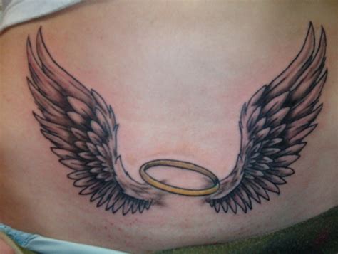 afrenchieforyourthoughts: full pics of angel wings tattoos