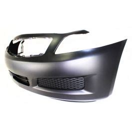 Infiniti G Sedan Front Bumper Cover Primed Wo Sport Wo Radar Sensor