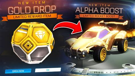 Opening 30 Gold Drops On Rocket League Youtube