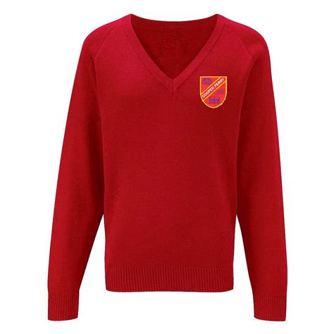 Cooper Perry Knitted Jumper Crested School Wear