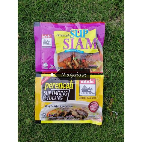 ADABI Perencah Sup Siam Thai Soup Paste Perencah Sup Daging Tulang