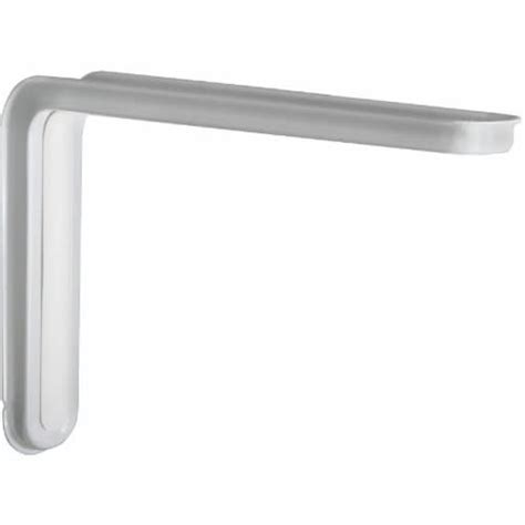 Knape Vogt Slim Line In D X In H White Steel L Bracket