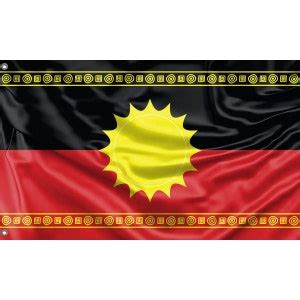 Redesigned Australian Aboriginal Flag Unique Design Print Hiqh Quality ...