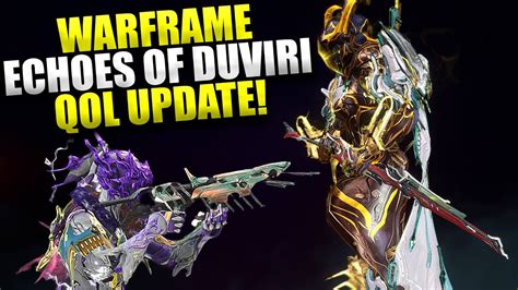 Warframe Echoes Of Duviri Update Info Community QOL Improvements