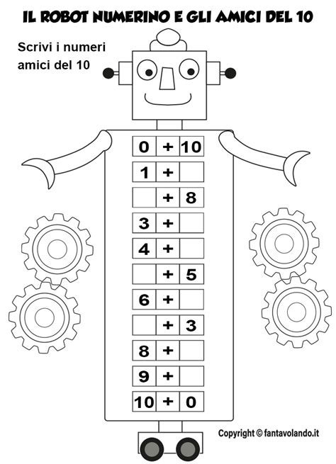 Schede Di Matematica Classe Prima Gli Amici Del Fantavolando