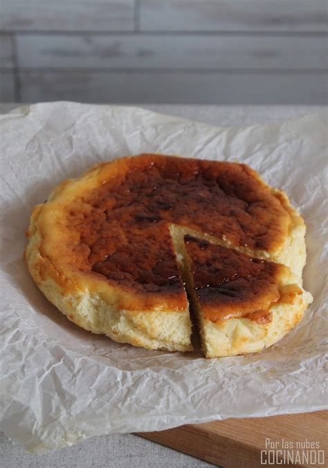 Por las nubes cocinando Tarta de Queso de La Viña