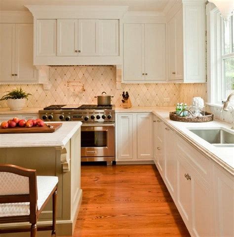 Cream Backsplash Kitchen Things In The Kitchen