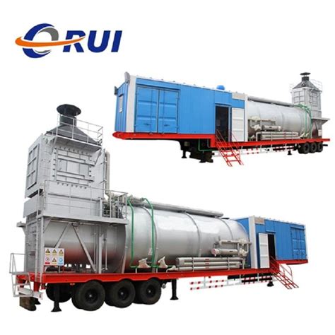 Trailer Mounted Movable Oilfield Steam Injection Boiler For Petroleum