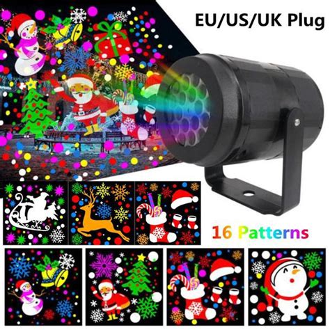 2023 Upgraded 16 Patterns Christmas Laser Projector Light for Christmas ...