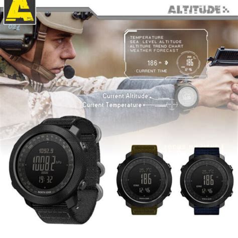 North Edge Apache 3 Smart Men Military Digital Sport Barometer