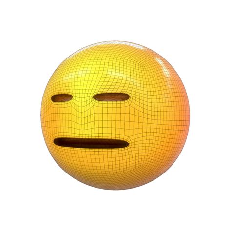 Emoji Expressionless Face Modelo D Unknown Stl Obj Fbx C D