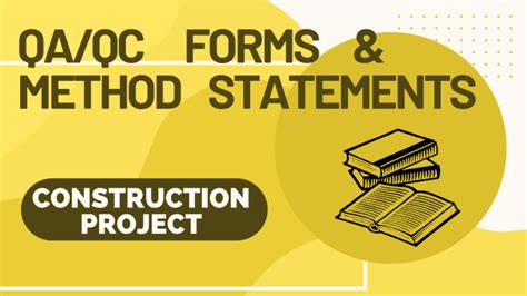 Provide Qa Qc Forms And Method Statements For Construction By Zafar84