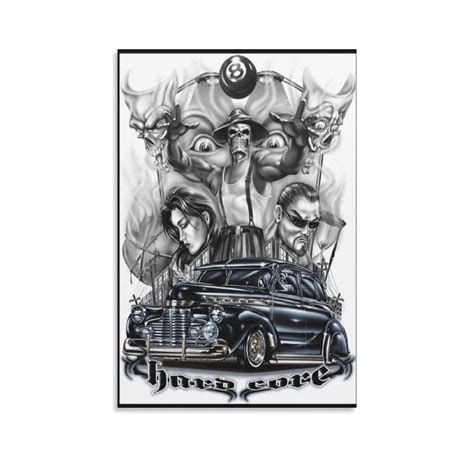 lowrider art drawing 4