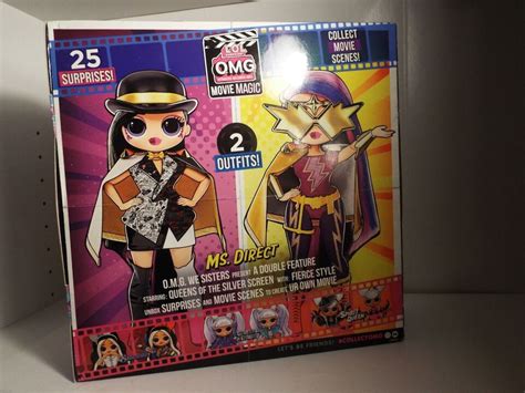 Lol Surprise Omg Movie Magic Ms Direct Fashion Doll W 2 Outfits And 25 Surprises Ebay