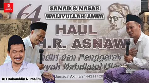 Gus Baha Nasab Sanad Ilmu Tinggi Khr Asnawi Sepuh Damaran Kudus Youtube